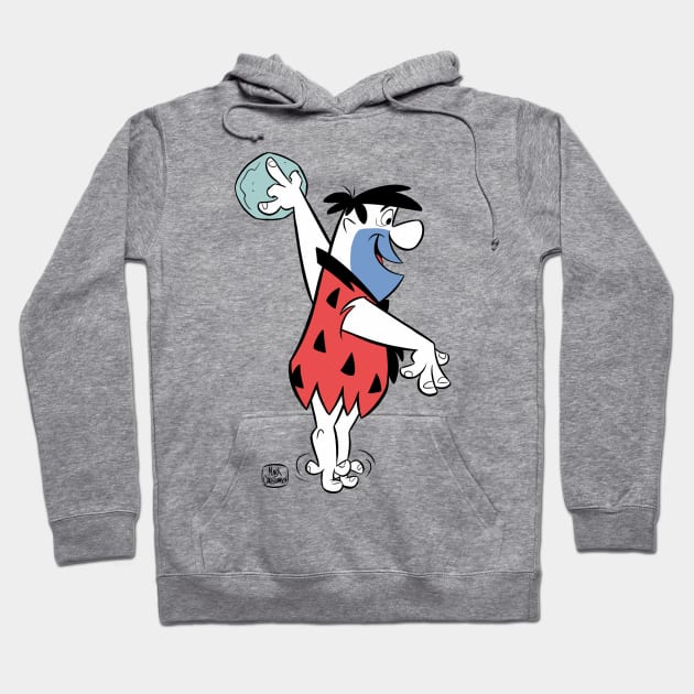 BOWLING CARTOON Hoodie by markscartoonart62